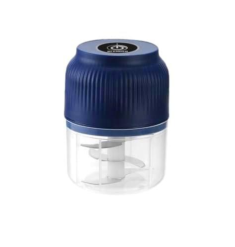 Hupdy picadora eléctrica inalámbrica de 250 ml, mini robot de cocina potente