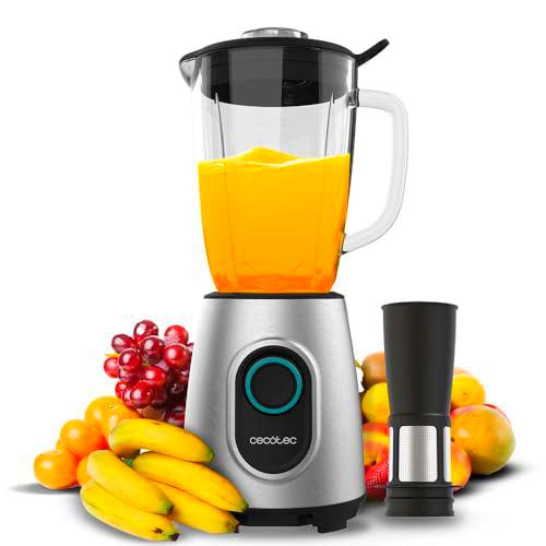 Cecotec Batidoras de Vaso Power Black Titanium 2300MAX Inox
