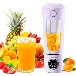 Easy Speed Portátil Batidora,700 ml Mini Licuadora Personal,1500 mAh Eléctric Tipo C por USB