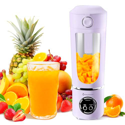Easy Speed Portátil Batidora,700 ml Mini Licuadora Personal,1500 mAh Eléctric Tipo C por USB