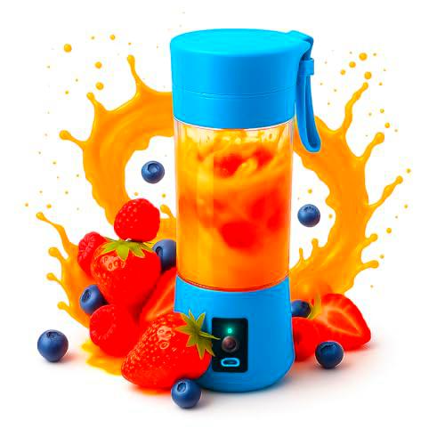 OcioDual Licuadora para Verduras y Frutas, Batidora de Vaso Portatil para Smoothies