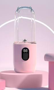 Batidora portátil para hacer smoothie maker to go, exprimidor eléctrico portátil de 500 ml con pantalla digital