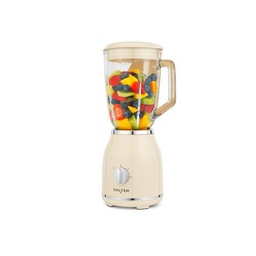 Salter Retro Cream Jug Blender - UK PLUGGED BPA-Free Detachable 1.5 Litre Glass Jug