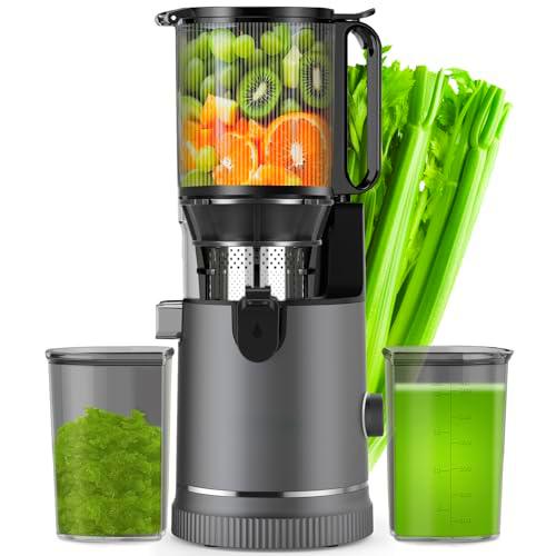 Extractor de Zumos - Slow Juicer con Boca XL de 147 mm y Motor de 400 W
