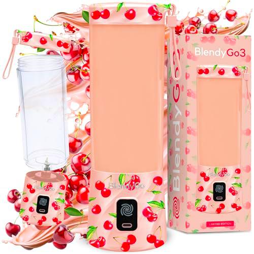 Batidora BlendyGo 3, batidora de vaso portátil, blender recargable por USB