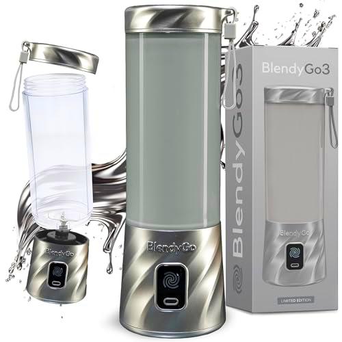 Batidora BlendyGo 3, batidora de vaso portátil, blender recargable por USB