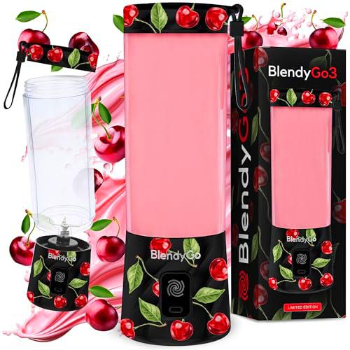 Batidora BlendyGo 3, batidora de vaso portátil, blender recargable por USB