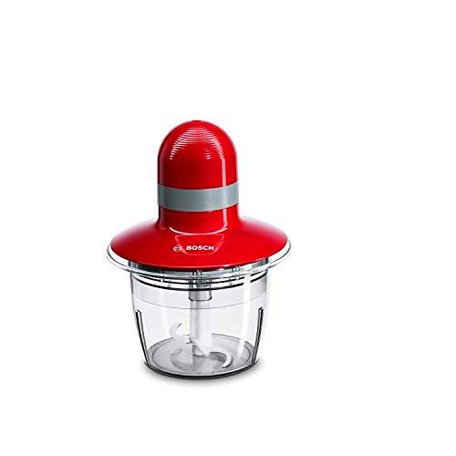 Bosch MMR08R2 - Picadora, 400 W, Capacidad 0.8 litros, color rojo