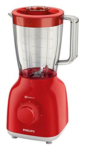 Philips HR2105/50 - Batidora de vaso, 400 W, color rojo